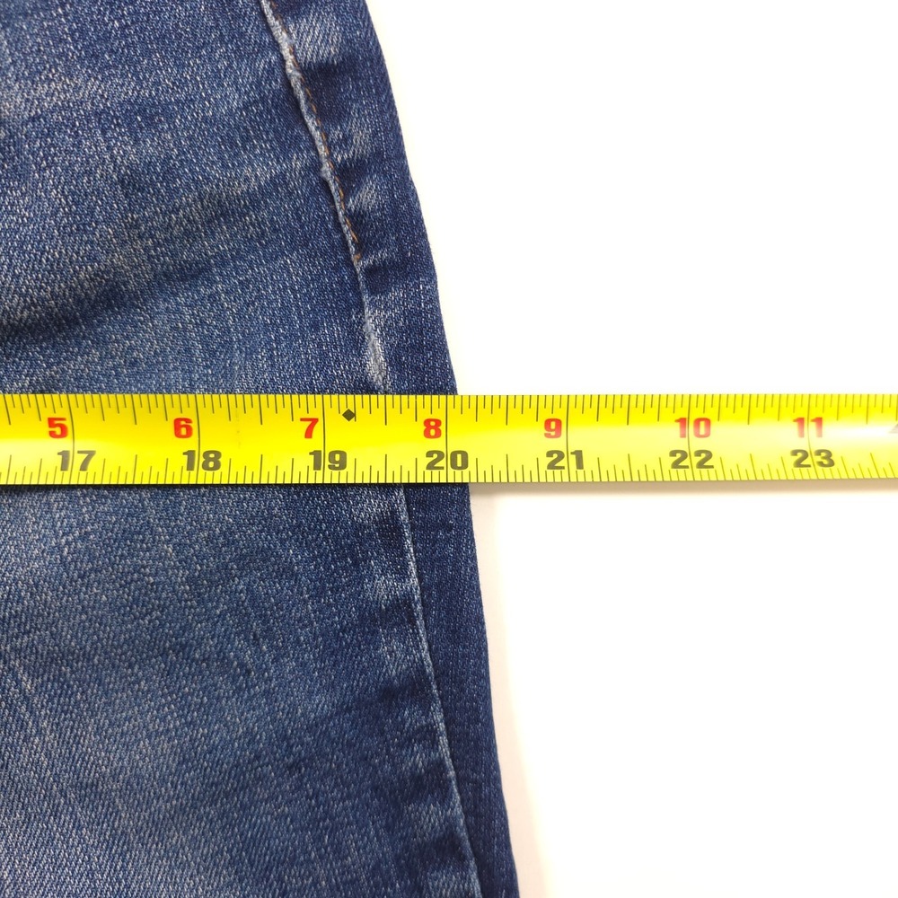 Levis Women‎ Jeans 505 Straight Leg 6 S Blue Mid Rise Button Flap Pockets - Picture 11 of 13